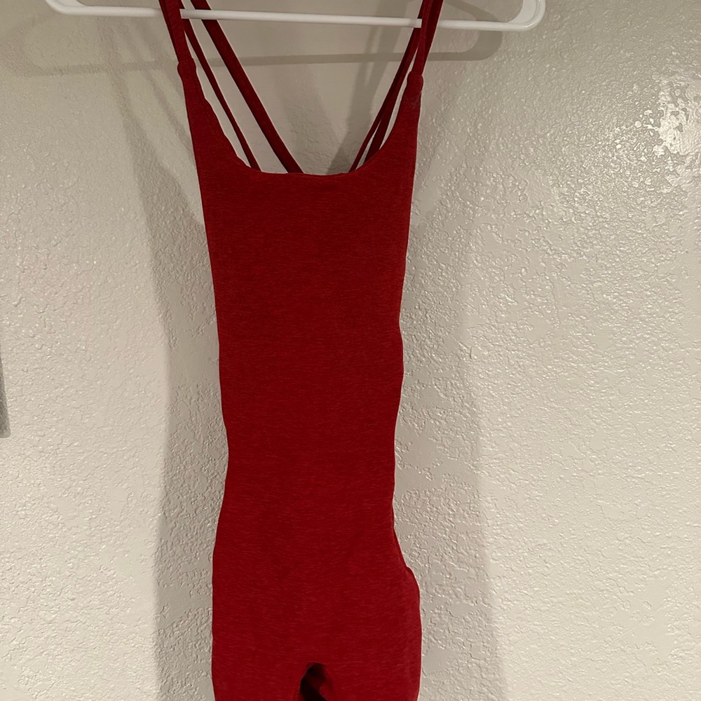 Bombshell Sportswear Crimson Strappy Shapewear